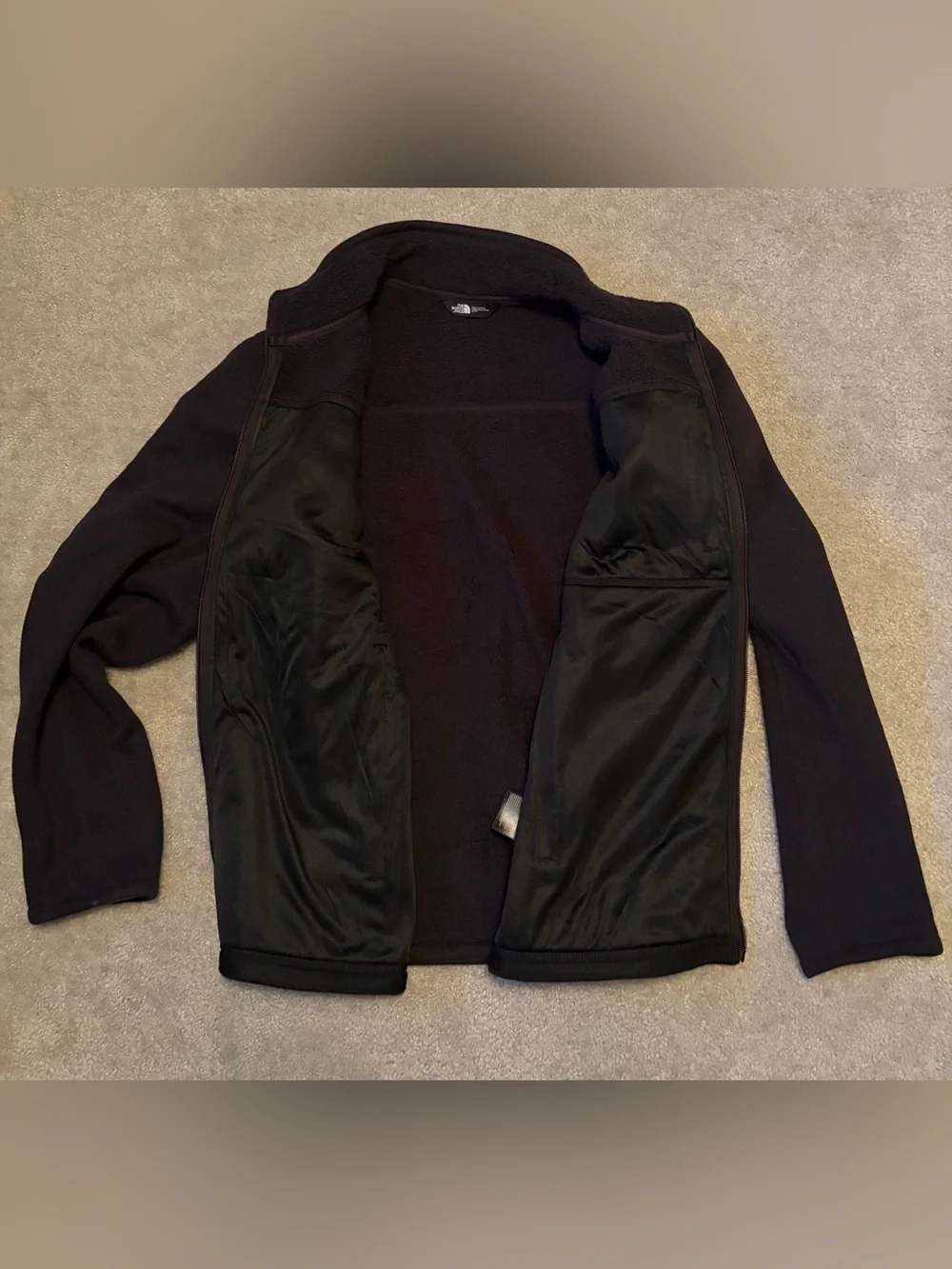 Men’s The North Face Sweater Fleece Jacket Black X Large